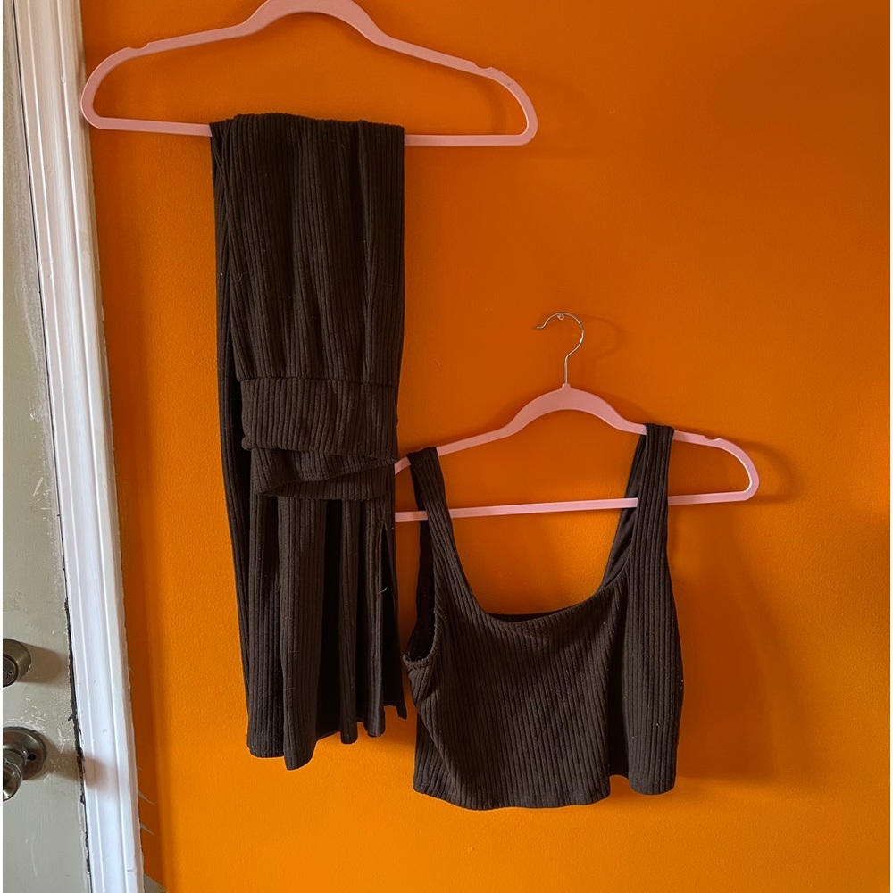 Abercrombie matching set top size large pants size medium